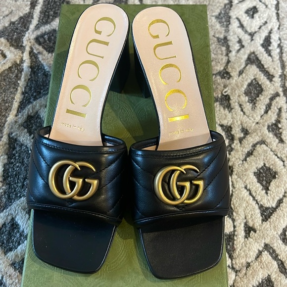 Gucci Shoes - Gucci Marmont GG 60 Quilted leather